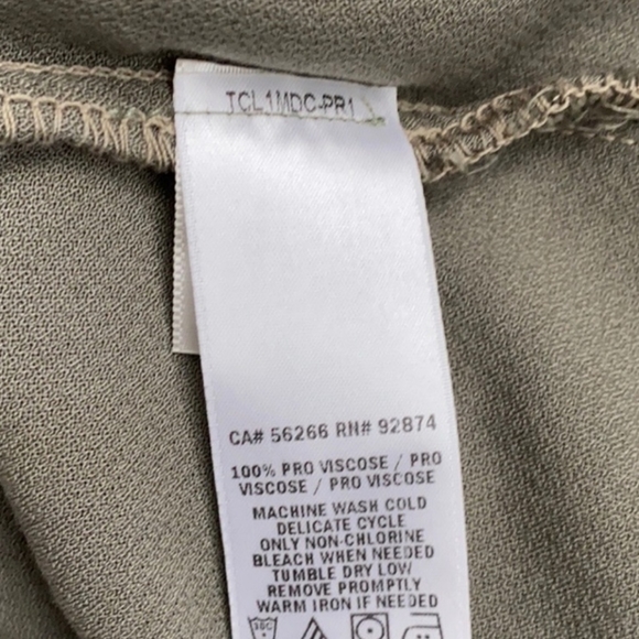 Splendid Crosshatch Slip Dress in Military Olive - Picture 10 of 11